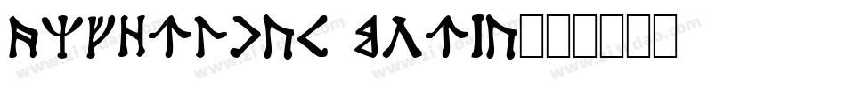 Angerthas Moria字体转换